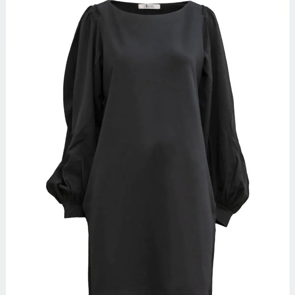 Dorothee Shumacher Long Sleeve Black Midi-Dress - Picture 3 of 11